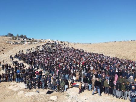 جماهير غفيرة تودع الشهيد الهذالين